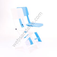 Çapo Katlanır Plastik Sandalye Beyaz