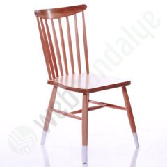 Gerona Beyaz-Natural Ahşap Sandalye
