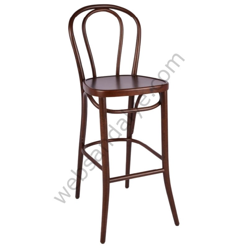 Gavis Thonet Ahşap Bar Sandalyesi