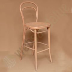 Kapi Thonet Ahşap Bar Sandalyesi Natural