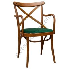 King Döşemeli Thonet Ahşap Sandalye