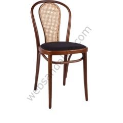 Kopuz Hasırlı Döşemeli Thonet Ahşap Sandalye