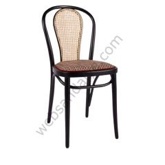 Kopuz Hasırlı Döşemeli Thonet Ahşap Sandalye