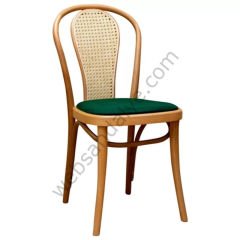 Kopuz Hasırlı Döşemeli Thonet Ahşap Sandalye