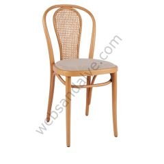 Kopuz Hasırlı Döşemeli Thonet Ahşap Sandalye