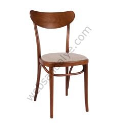 Kupa Döşemeli Thonet Ahşap Sandalye
