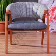 Palos Ahşap Berjer Kafe Sandalyesi