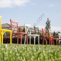 Alem Plastik Sandalye Kırmızı