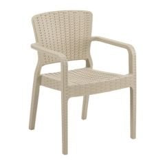 Julia Plastik Rattan Sandalye