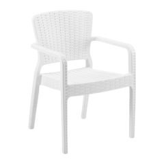 Julia Plastik Rattan Sandalye
