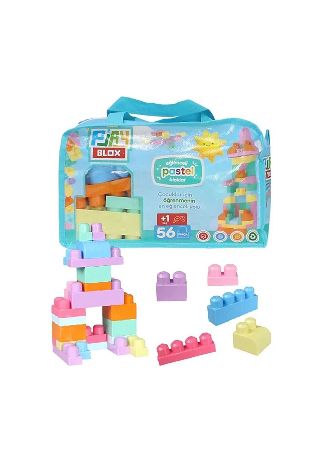 TO-2915 PLAY BLOX PASTEL 56 PRC CANTALI LEGO 12