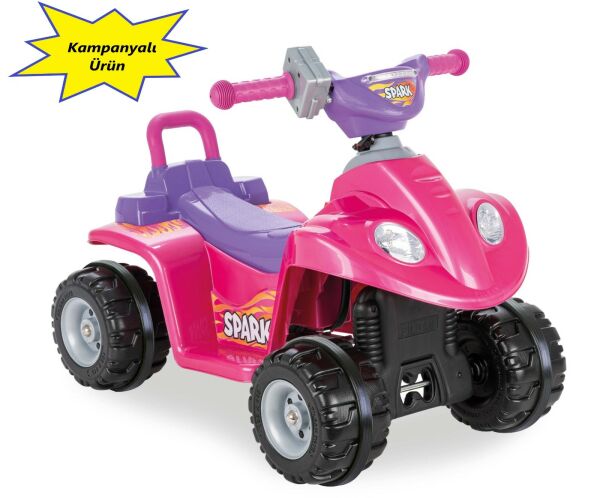 PLSK-05-277-P SPARK ATV 6V AKULU ARABA METALIK PEMBE 1