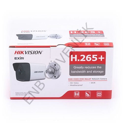 Hikvision DS-2CD1023G0-IUF 2 Mp 4mm Lensli Dahili Mikrofonlu Ir Bullet Ip Kamera