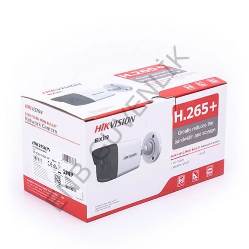 Hikvision DS-2CD1023G0-IUF 2 Mp 4mm Lensli Dahili Mikrofonlu Ir Bullet Ip Kamera