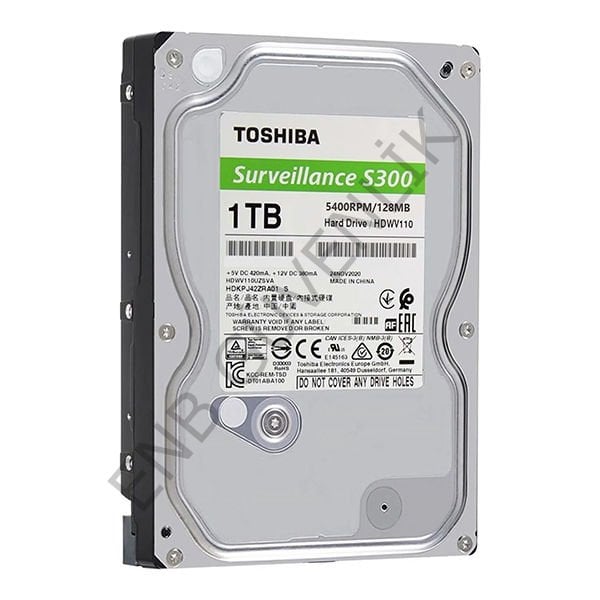 Toshiba Harddisk 1tb 7/24 Surveillance S300