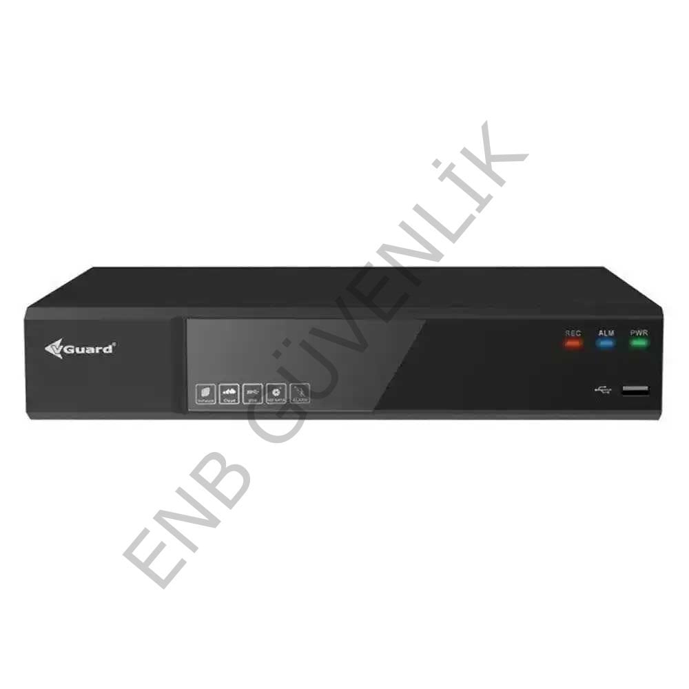 VGuard VG-8C1A-LRU 8 Kanal Hibrit DVR Kayıt Cihazı