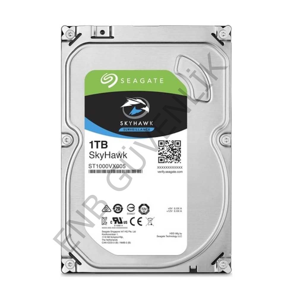 Seagate SkyHawk ST1000VX005 3.5'' 1 TB 5900 RPM 64 MB SATA 3 HDD