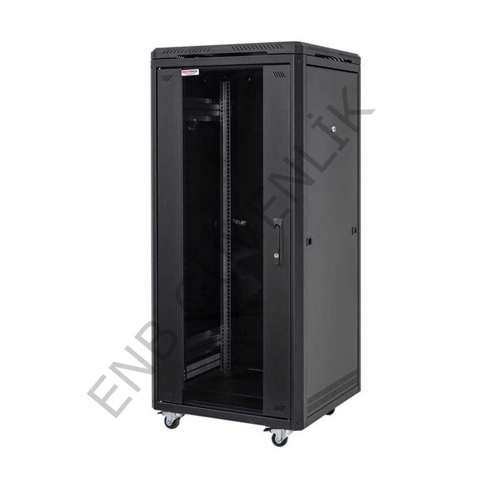 Ulusal 26U 600X600 Dikili Tip Rack Kabinet