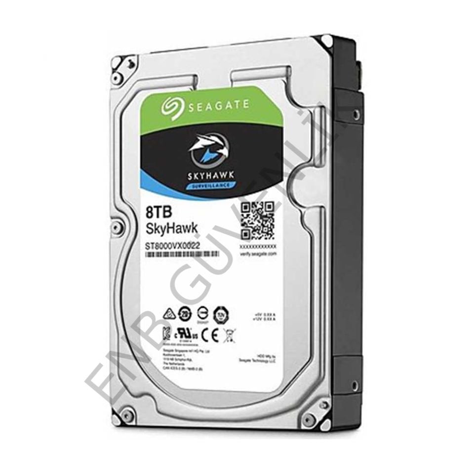 Seagate SkyHawk ST8000VX004 SATA 3.0 7200 RPM 3.5'' 8 TB Harddisk