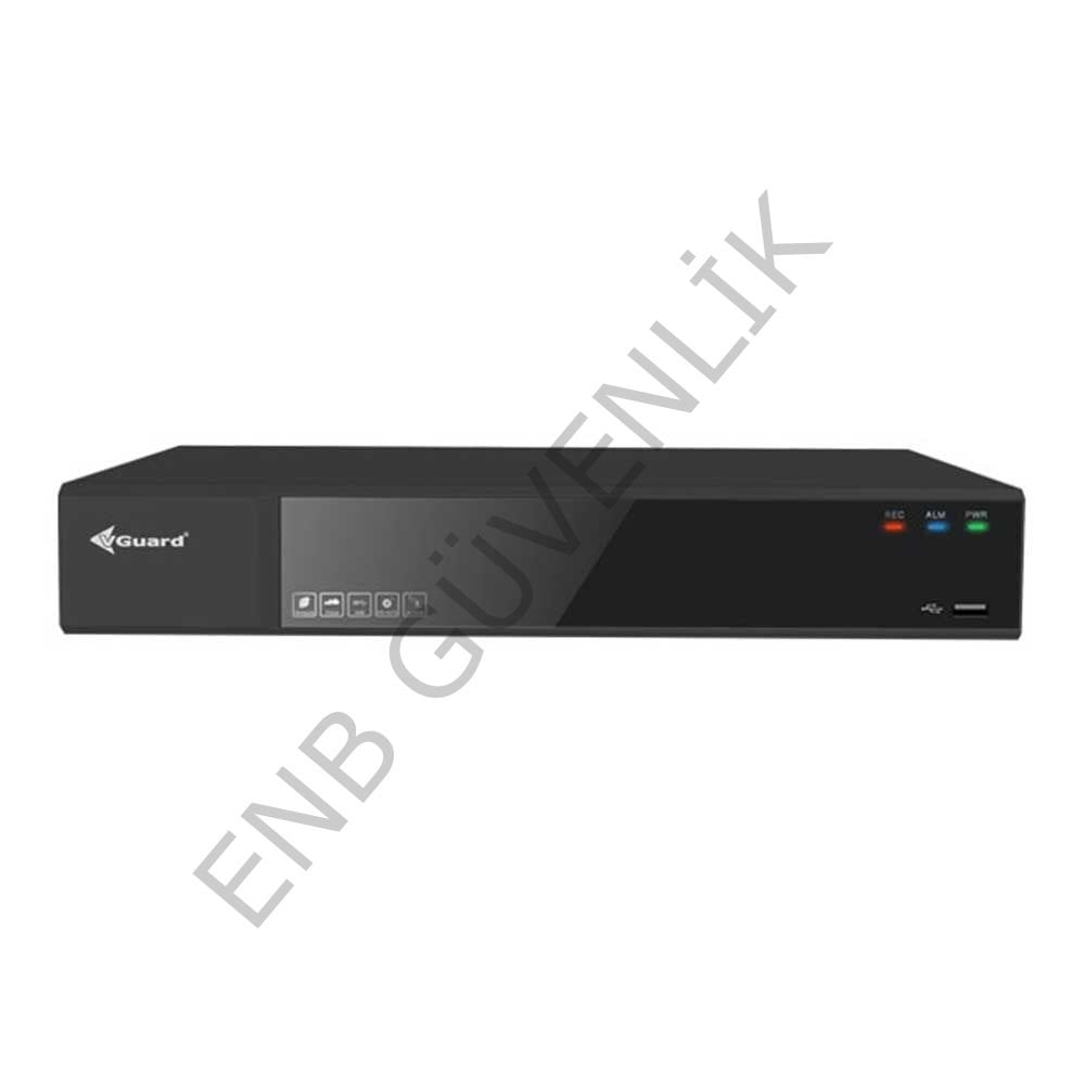VGUARD VG-8C1E-NVR 8 Kanal 5MP H.265+ 1 Disk Network Kayıt Cihazı