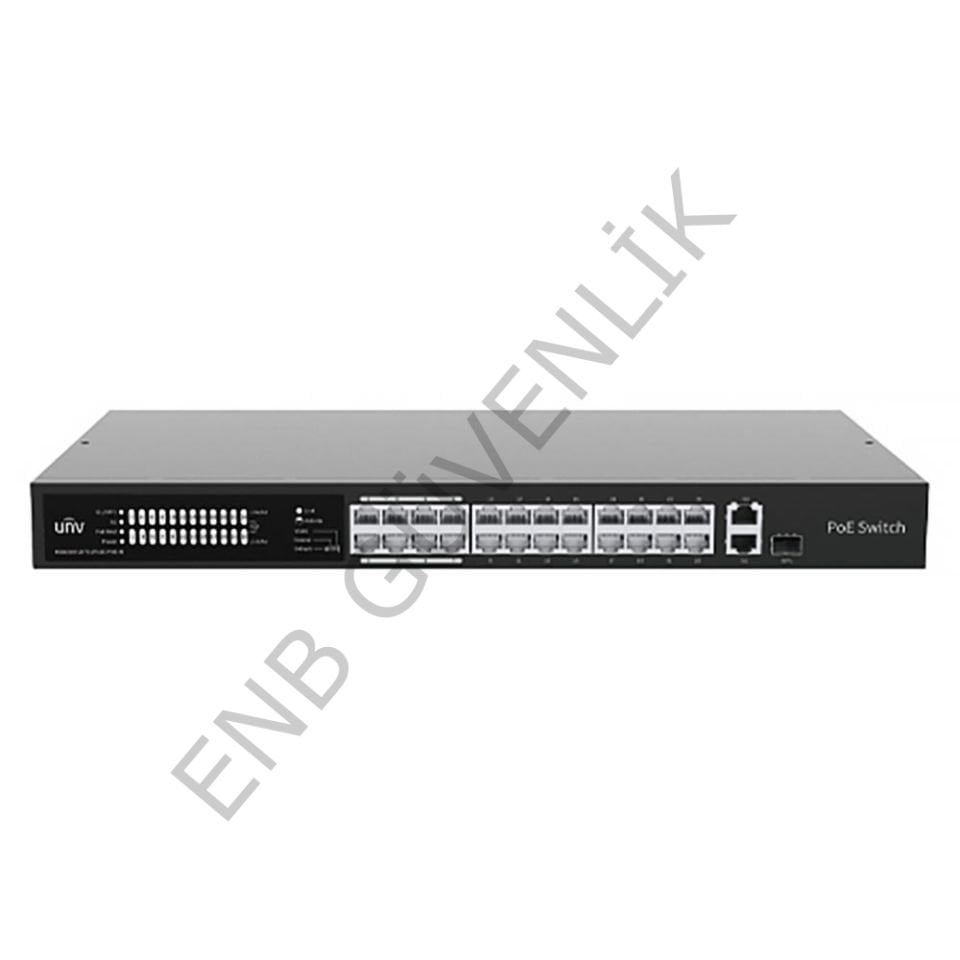 Uniview NSW2020-24T1GT1GC-POE-IN 24 Port 10/100/1000 Mbps Gigabit PoE Switch