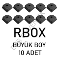 Rbox WX8 Kamera Montaj Büyük Boy Buatı Taban Dahil Siyah (10 lu)