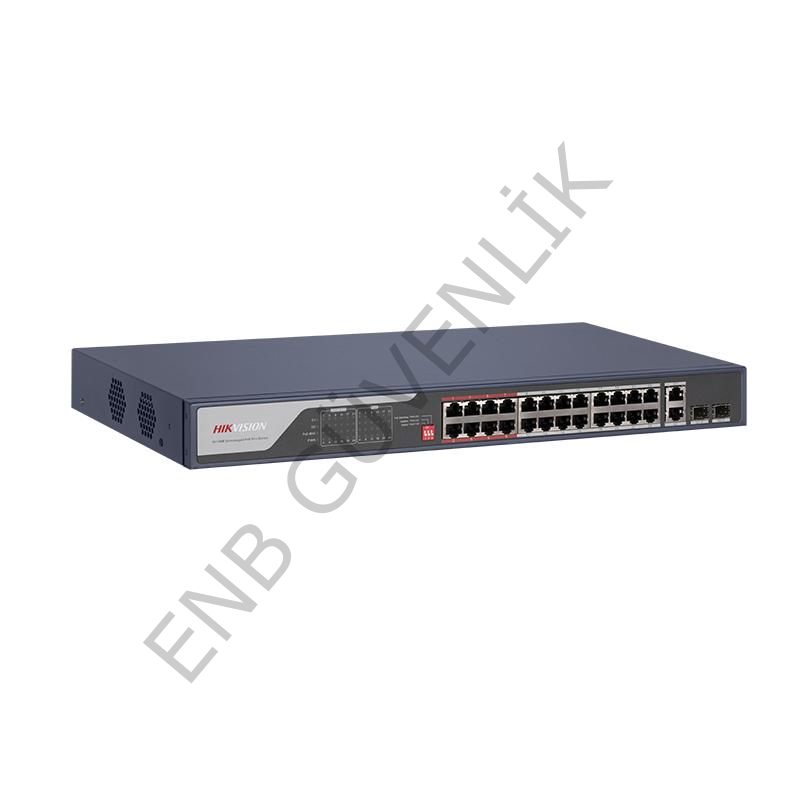 HIKVISION DS-3E0326P-E(C) 24 Bağlantı Noktalı Hızlı Ethernet Yönetilmeyen POE