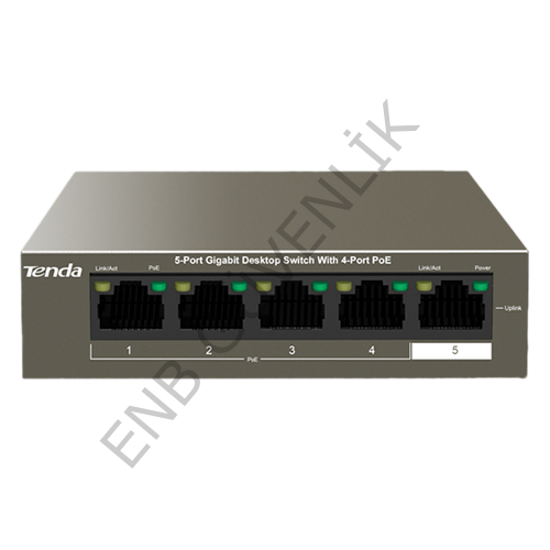 Tenda TEG1105P-4-63W 4 Port 10/100/1000 Mbps Gigabit Switch