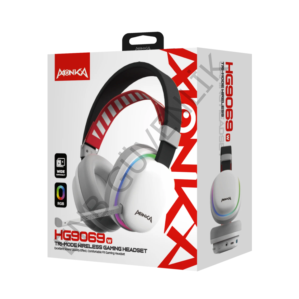 MARVO Monka Echo HG9069W Kablosuz Stereo Oyun Kulaklığı
