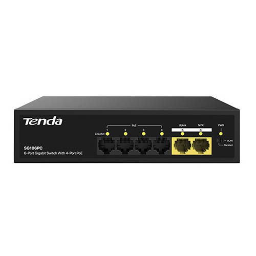 Tenda SG106PC 6 Port 10/100/1000 Mbps Gigabit Switch