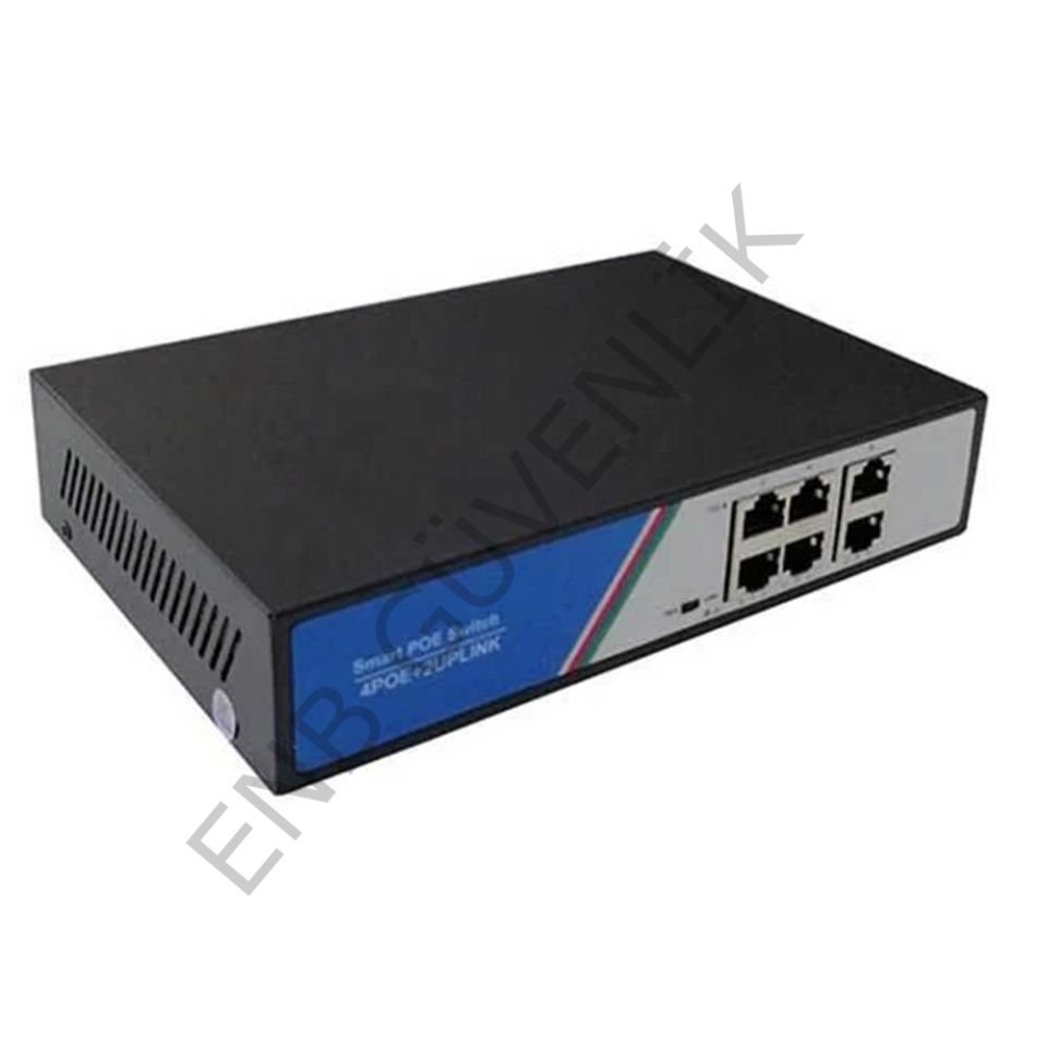 Makim S4M2 4 Port Poe + 2 Port Uplink Poe Switch