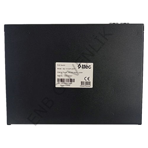 Ttec 10120P-2SFP / AC100-240V / 120W / SFP 8 Lİ POE SWİTCH