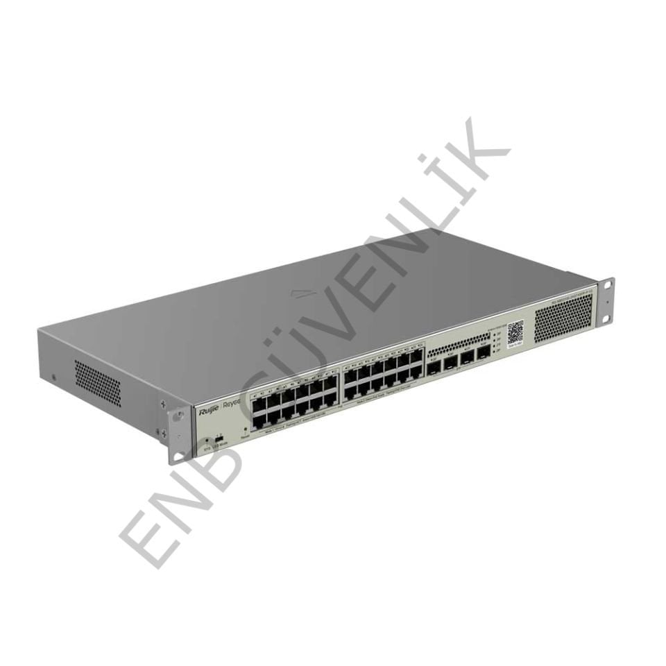 RUİJİE RG-NBS3100-24GT4SFP-V2, 28 Portlu Gigabit Katman 2 Bulut Yönetimli PoE Anahtarı