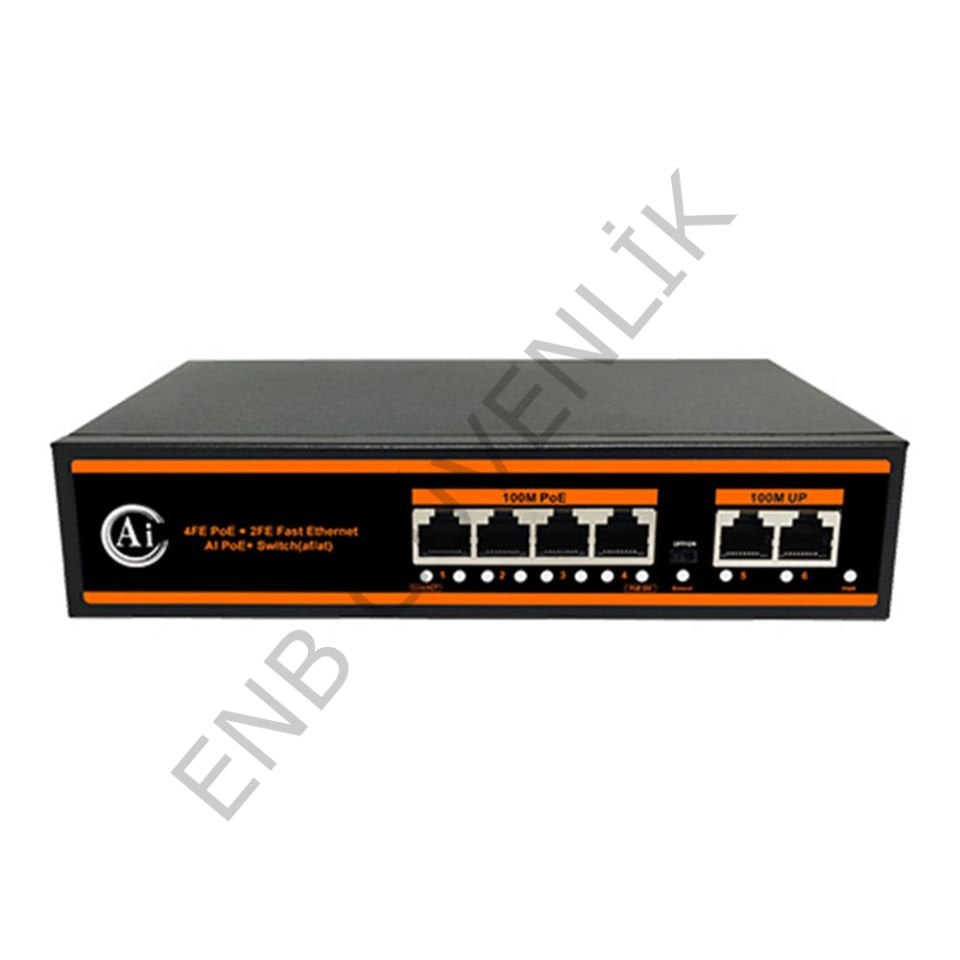 Novacom ND1P402ALF 4 Port+2 Uplink POE Switch