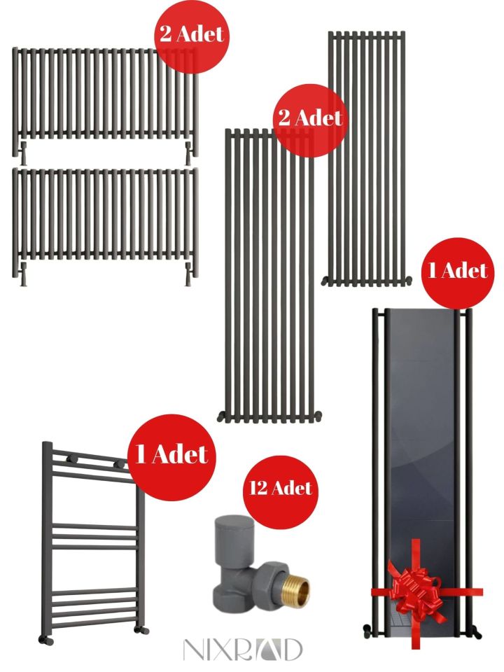 Supreme Çelik Dekoratif Radyatör Paketi