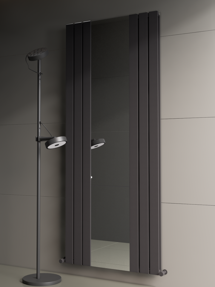 Floransa 3+3 Dekoratif Aynalı Hibrit Radyatör