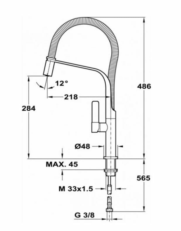 TEKA FO 997 SİYAH ARMATÜR