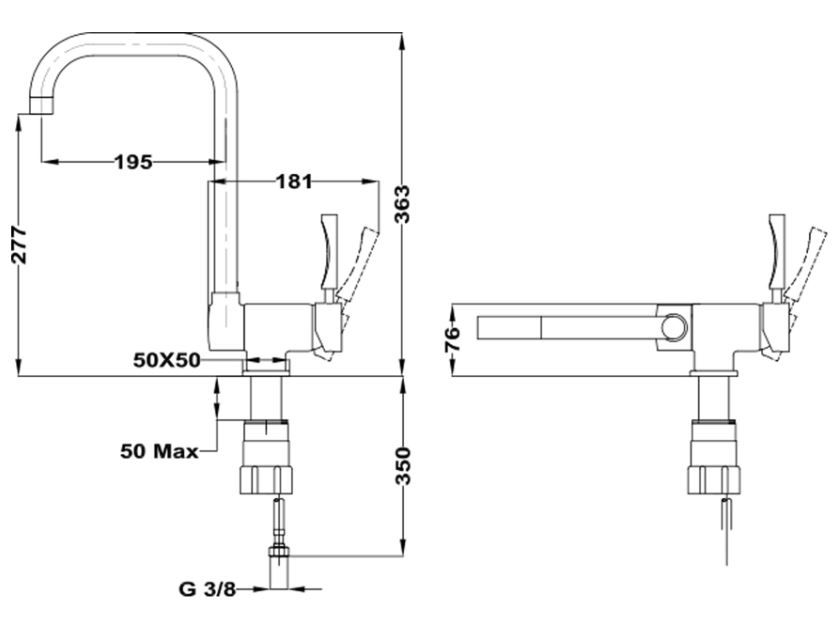 TEKA MTP 984 KROM ARMATÜR