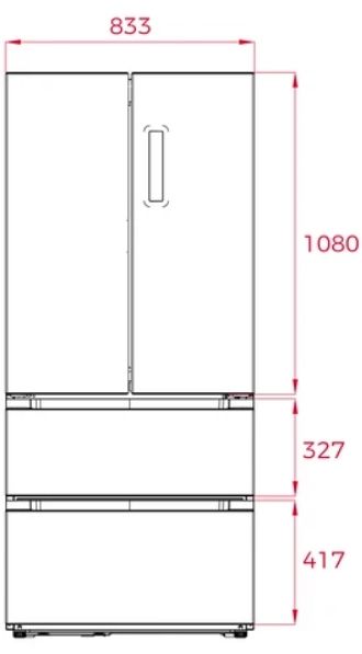 TEKA RFD 77825 GBK EU BUZDOLABI