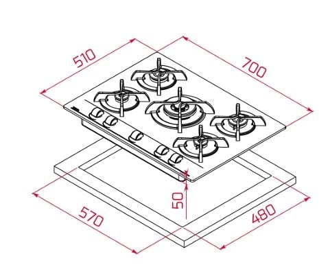 TEKA CHEF 10 ANKASTRE SET