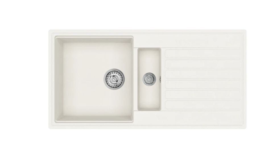 TEKA CLIFF 60 B-TQ BEYAZ GRANİT EVİYE