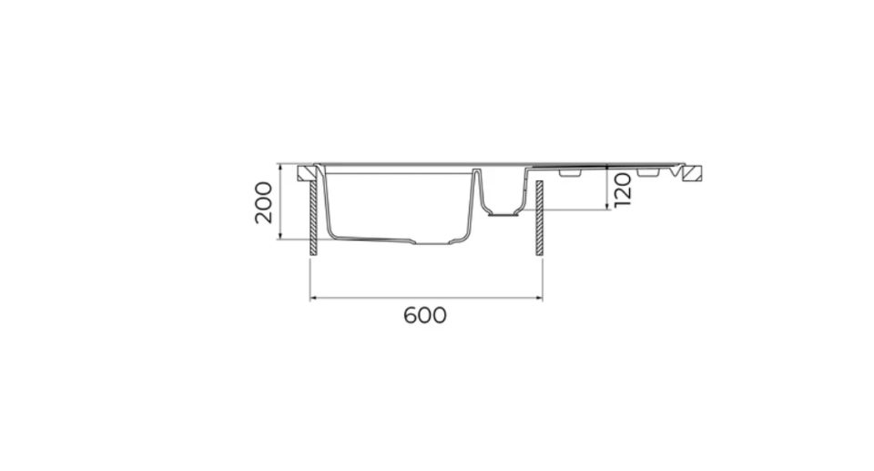 TEKA CLIFF 60 B-TQ BEYAZ GRANİT EVİYE