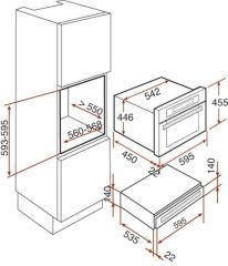 TEKA CP 15 GS INOX SİYAH CAM ISITMA ÇEKMECESİ 40589920