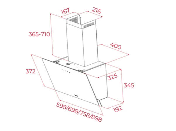 TEKA DVN 64030 TTC DUVAR TİPİ DAVLUMBAZ