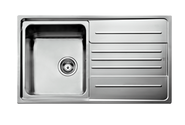 TEKA STAGE 45 B PASLANMAZ ÇELİK EVİYE SAĞ DEKORLU