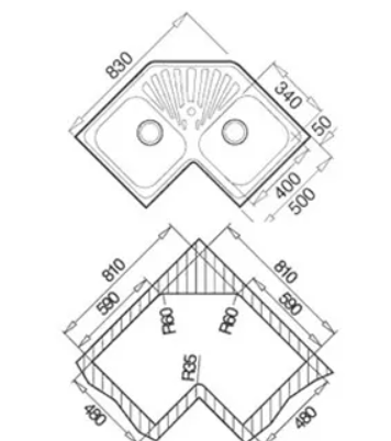 TEKA CLASSIC ANGULAR 2B EVİYE INSET PASLANMAZ ÇELİK EVİYE