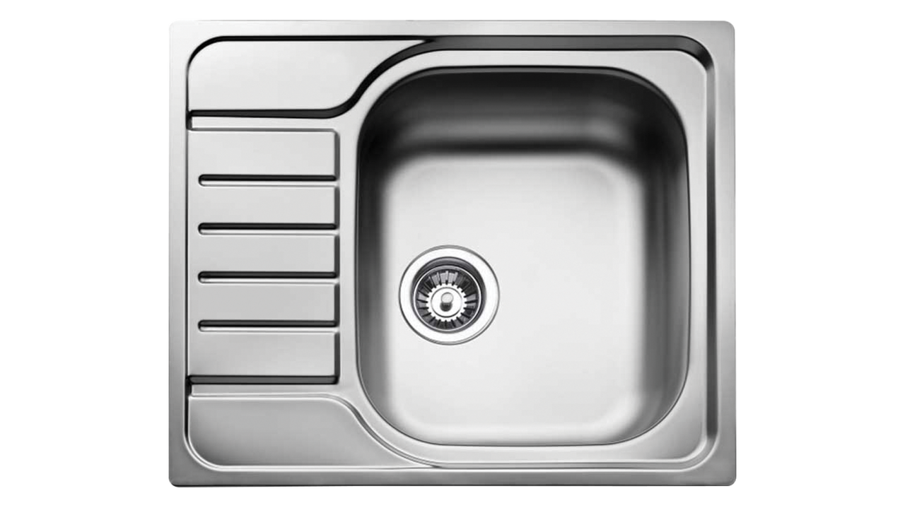 TEKA CLASSIC 1B ½ D 580.500 SOL DAMLALIKLI  PASLANMAZ ÇELİK EVİYE