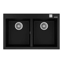TEKA MAESTRO FORSQUARE 790 TG BLACK GRANİT EVİYE