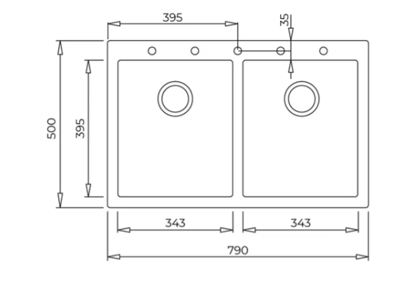 TEKA MAESTRO FORSQUARE 790 TG TEGRANİTE EVİYE 115260017