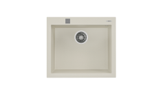 TEKA FORSQUARE 50.40 TG BRİGHT CREAM TEZGAHÜSTÜ GRANİT EVİYE